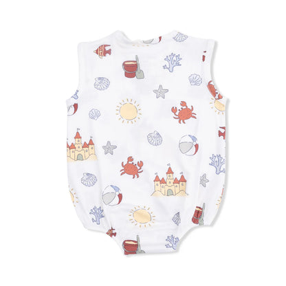 Bamboo Henley Bubble- Sunny Sandcastles