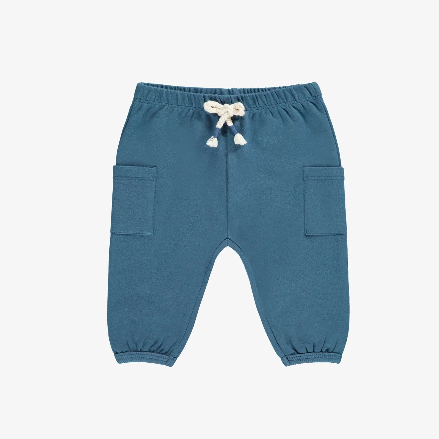 Blue Jogger-Style Baby Trousers