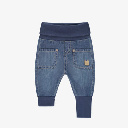 Grow-With-Me Dark Wash Baby Denim Pants