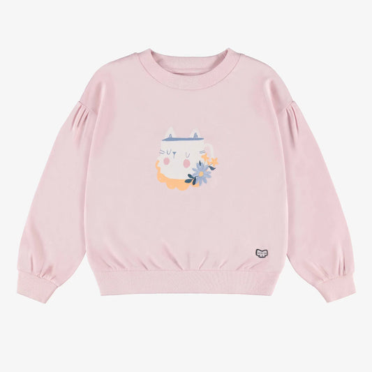 Pink Teacup Kitten Sweater