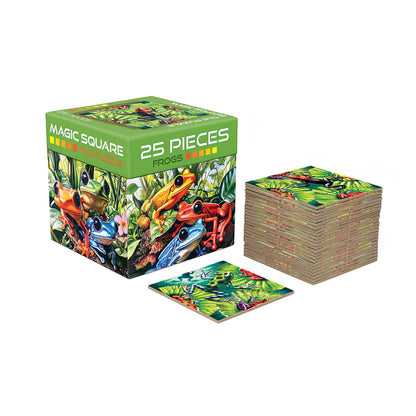 25pc. Frogs Magic Square Puzzle