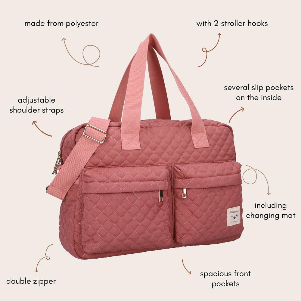 Embrace Diaper Bag- Pink