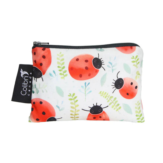 Small Reusable Snack Bag- Ladybugs