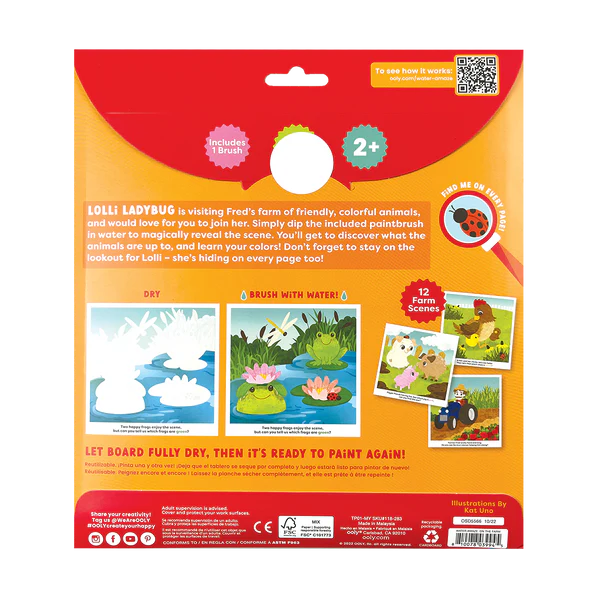 Water Amaze Water Reveal Boards- On The Farm