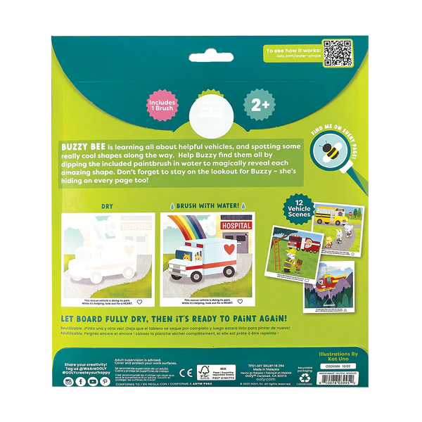Water Amaze Water Reveal Boards- Helpful Vehicles