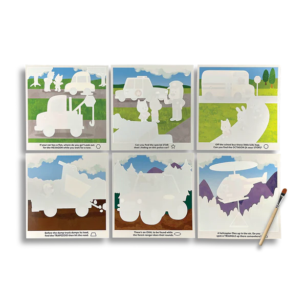 Water Amaze Water Reveal Boards- Helpful Vehicles