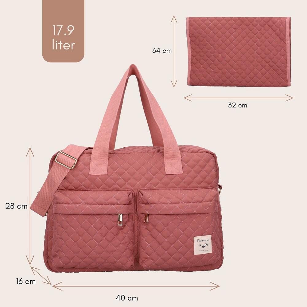 Embrace Diaper Bag- Pink
