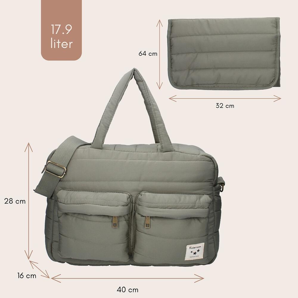 Gracious Diaper Bag- Sage Green