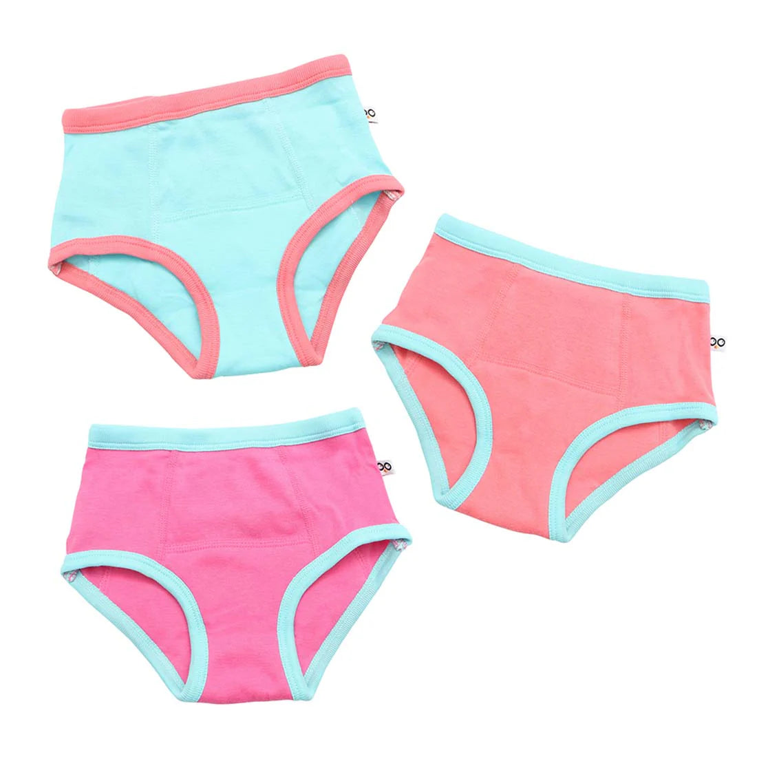 Organic Cotton 3pc. Potty Training Pants- Ocean Gals