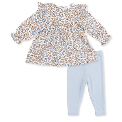 Bamboo Ruffle Tunic & Leggings- Hazel Floral