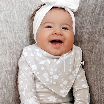 Bamboo Bandana Bib- Magnolia