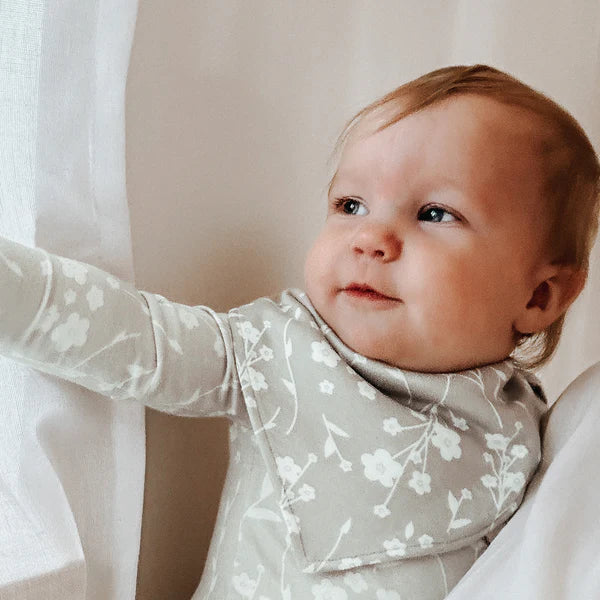Bamboo Bandana Bib- Magnolia