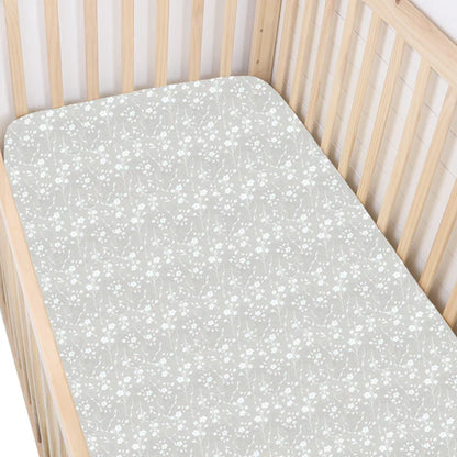 Bamboo Crib Sheet- Magnolia