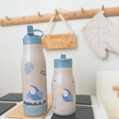 Stainless Steel 16oz. Drinking Bottle- Kiko The Toucan