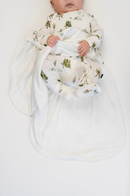 2.5 TOG Ribbed Bamboo Sleep Bag- Misty Forest