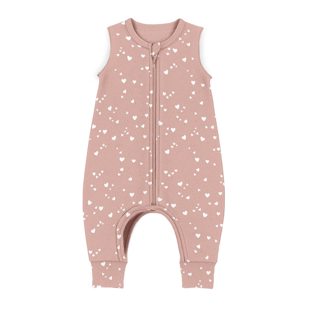 1.0 TOG Footie Sleep Sack- Hearts
