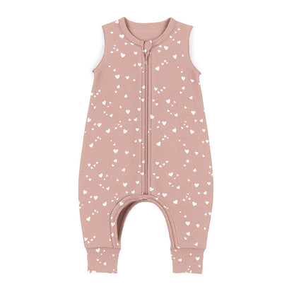 1.0 TOG Footie Sleep Sack- Hearts