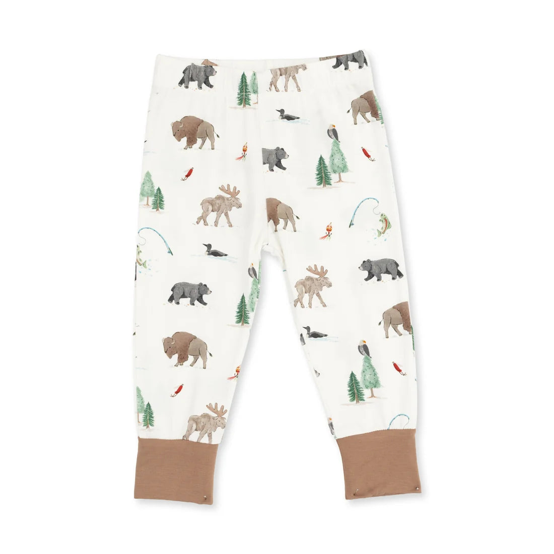 Long Sleeve Loungewear Set- Northern Woodland Animals