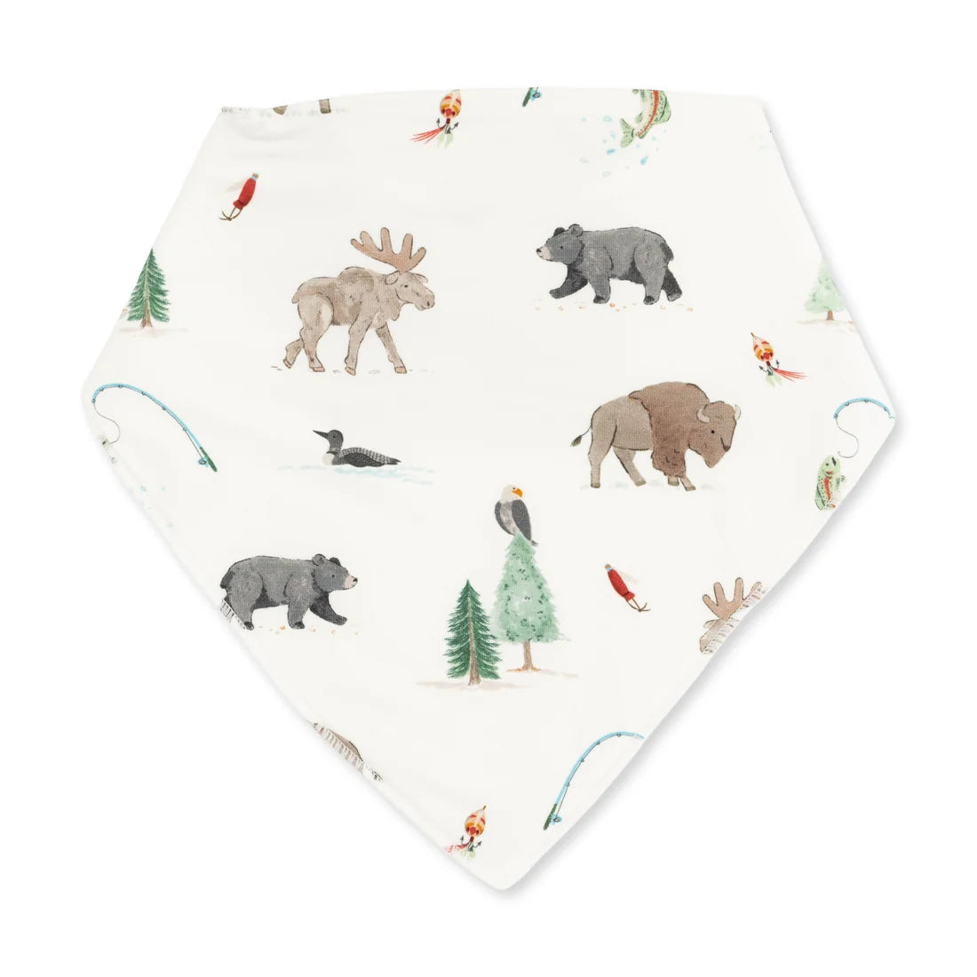 Bandana Bib- Northern Woodland Animals