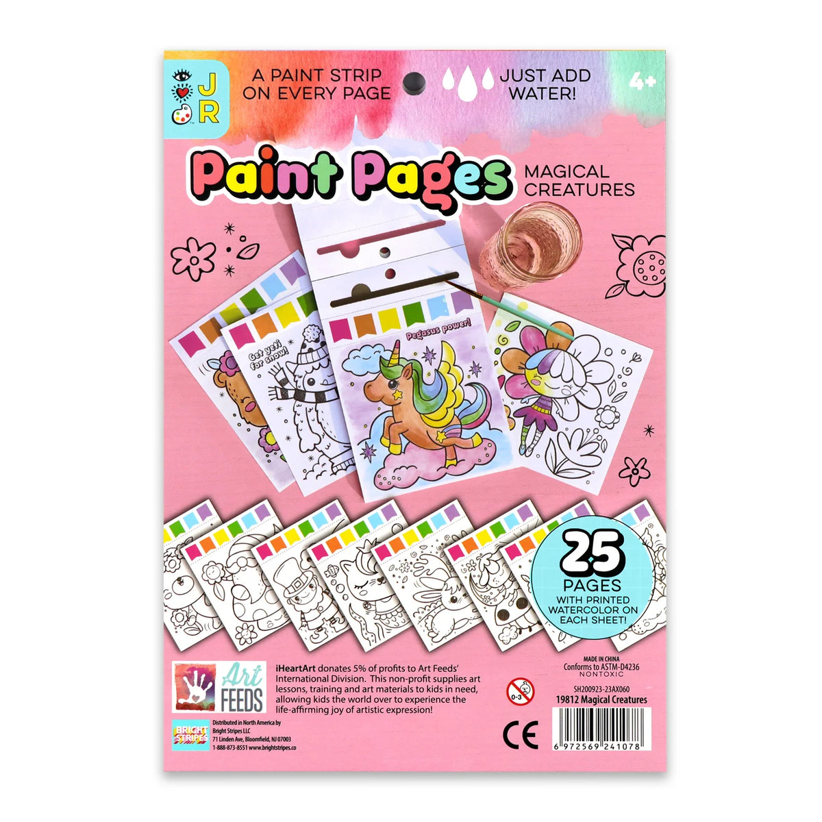 Junior Paint Pages- Magical Creatures