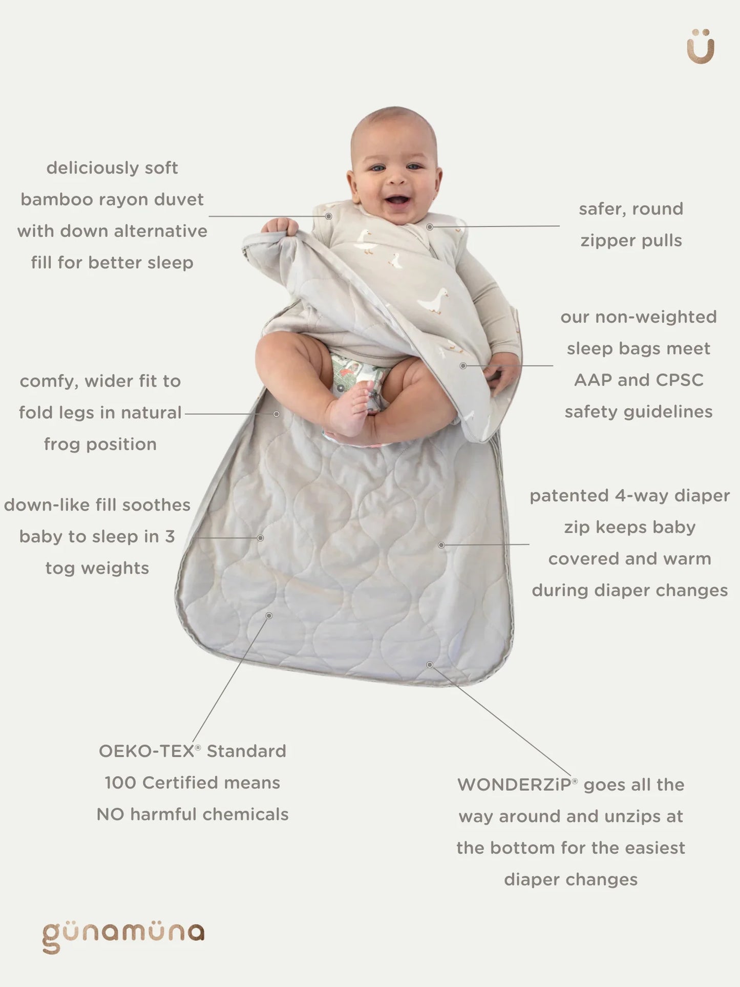 1.0TOG Bamboo Sleep Sack- Posies