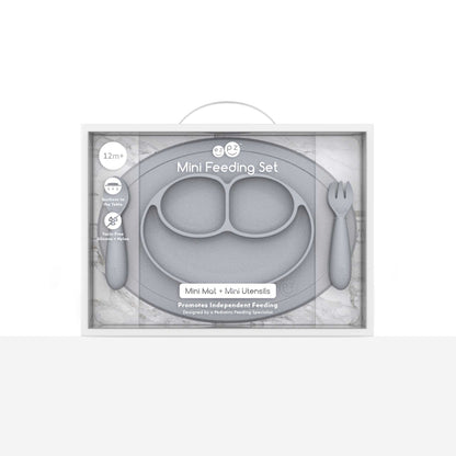 Mini Feeding Set- Pewter