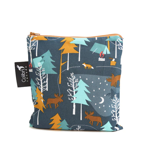 Large Reusable Snack Bag- Camp Out