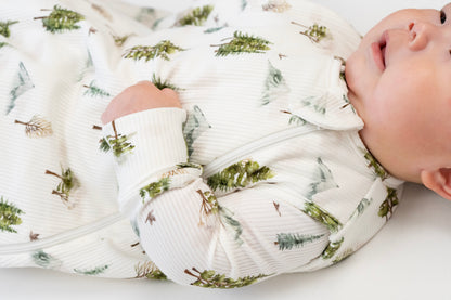 2.5 TOG Ribbed Bamboo Sleep Bag- Misty Forest