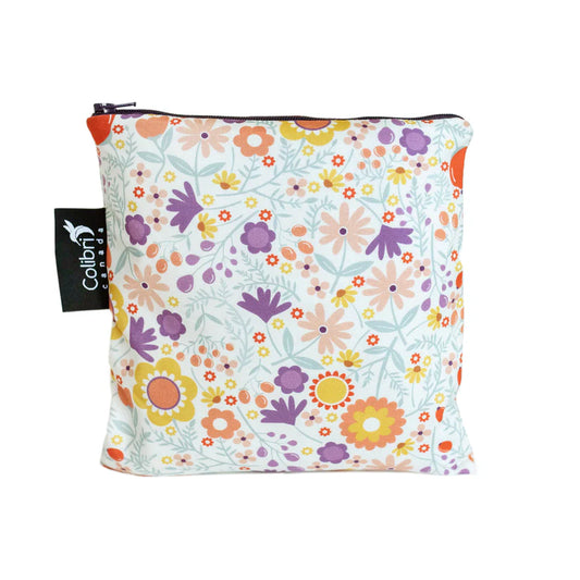 Large Reusable Snack Bag- Wildflowers