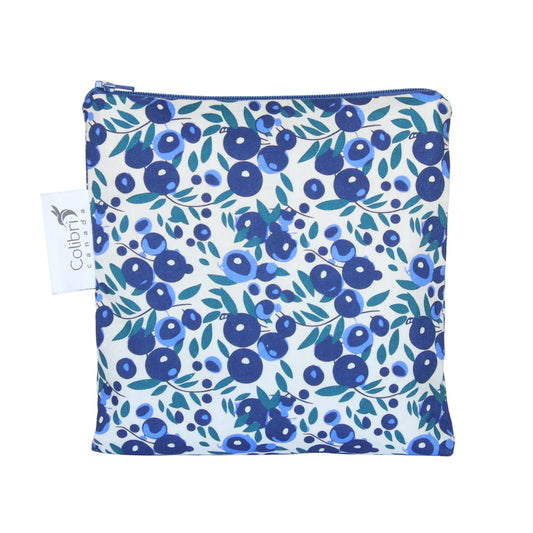 Large Reusable Snack Bag- Blueberry