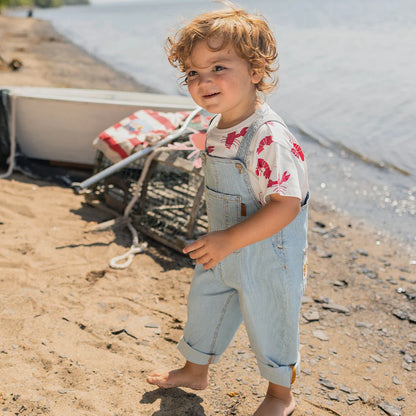 Lobster Print Baby Tee