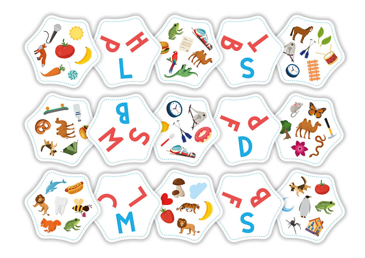 Letter Links Fast Match Game