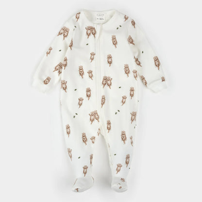 Otter on Off-White Sleeper