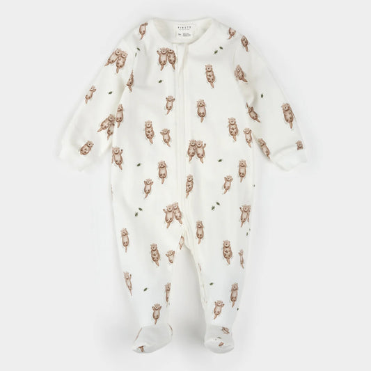 Otter on Off-White Sleeper