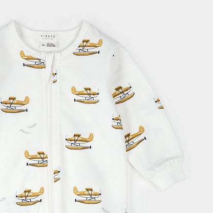 Seaplane on Off-White Sleeper