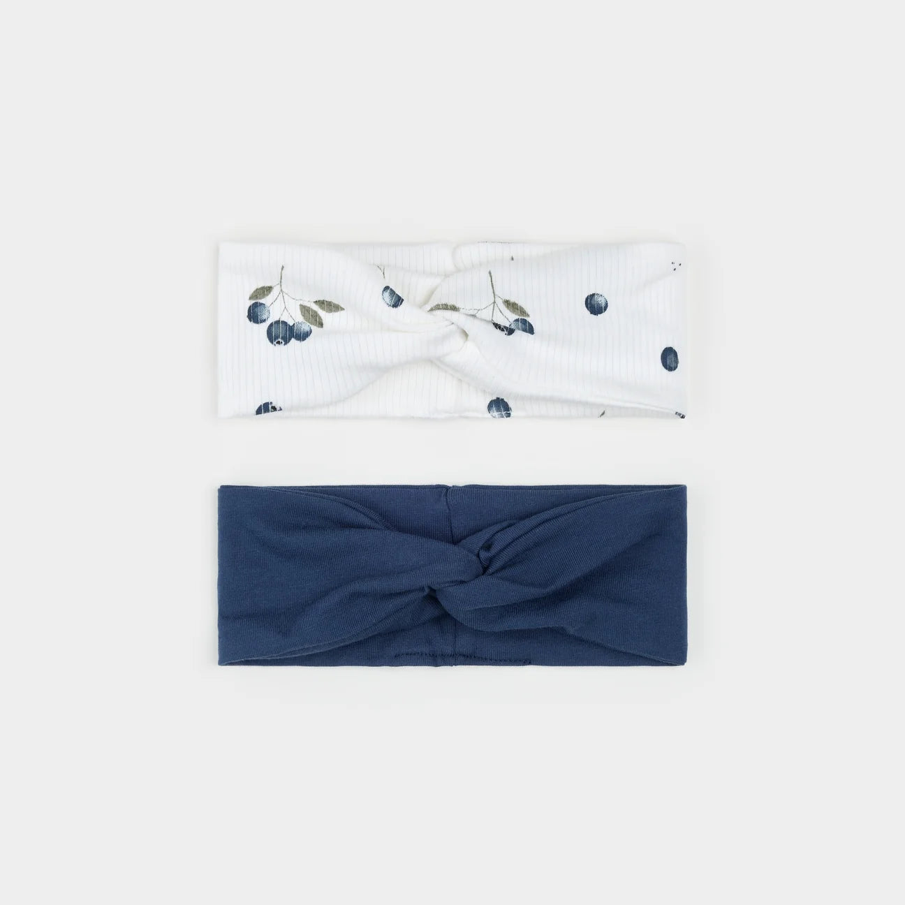Blueberries & Navy Headband 2pk.
