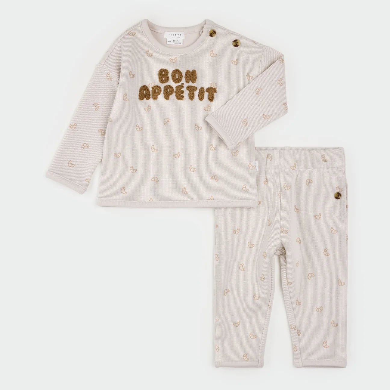 Bon Appétit Double Jersey Outfit Set