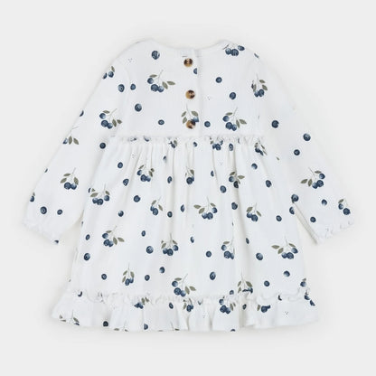 Blueberries Ribbed Dress Set