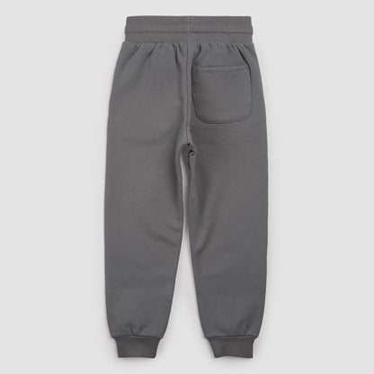Miles Basics Cotton Fleece Joggers- Smoke