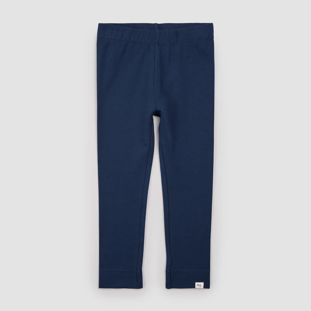 Miles Basics Cotton Kids Leggings- Navy
