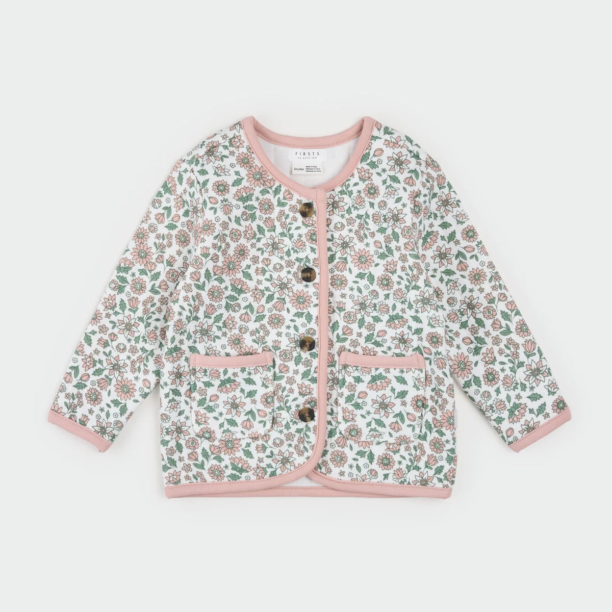 Farm Floral Quilted Cardigan