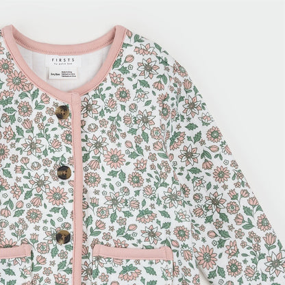 Farm Floral Quilted Cardigan