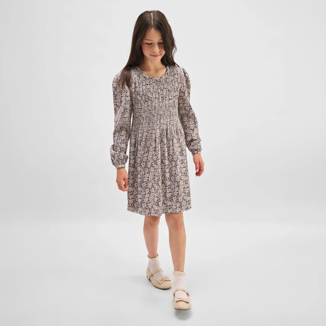 Vintage Flowers Toddler Jersey Dress
