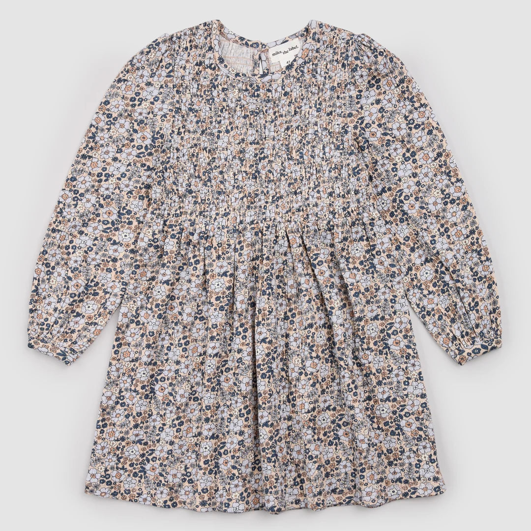 Vintage Flowers Toddler Jersey Dress