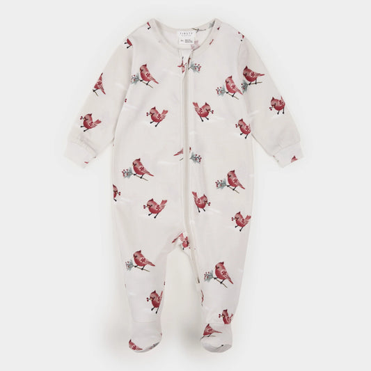 Cardinals on Creme Sleeper
