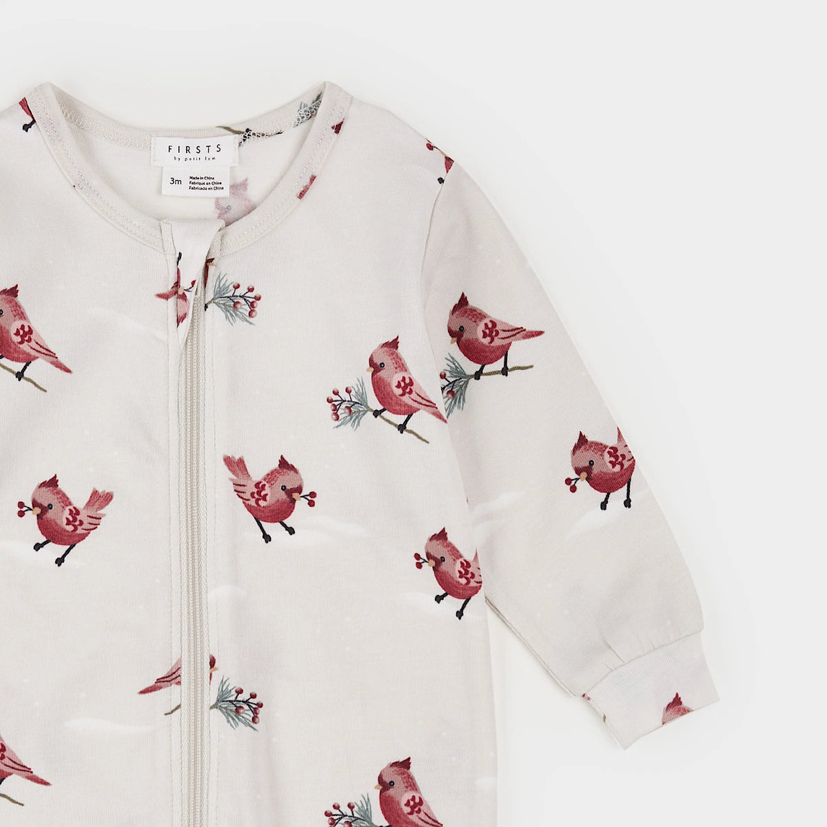 Cardinals on Creme Sleeper