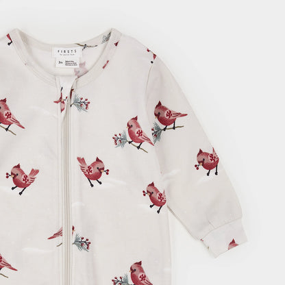 Cardinals on Creme Sleeper