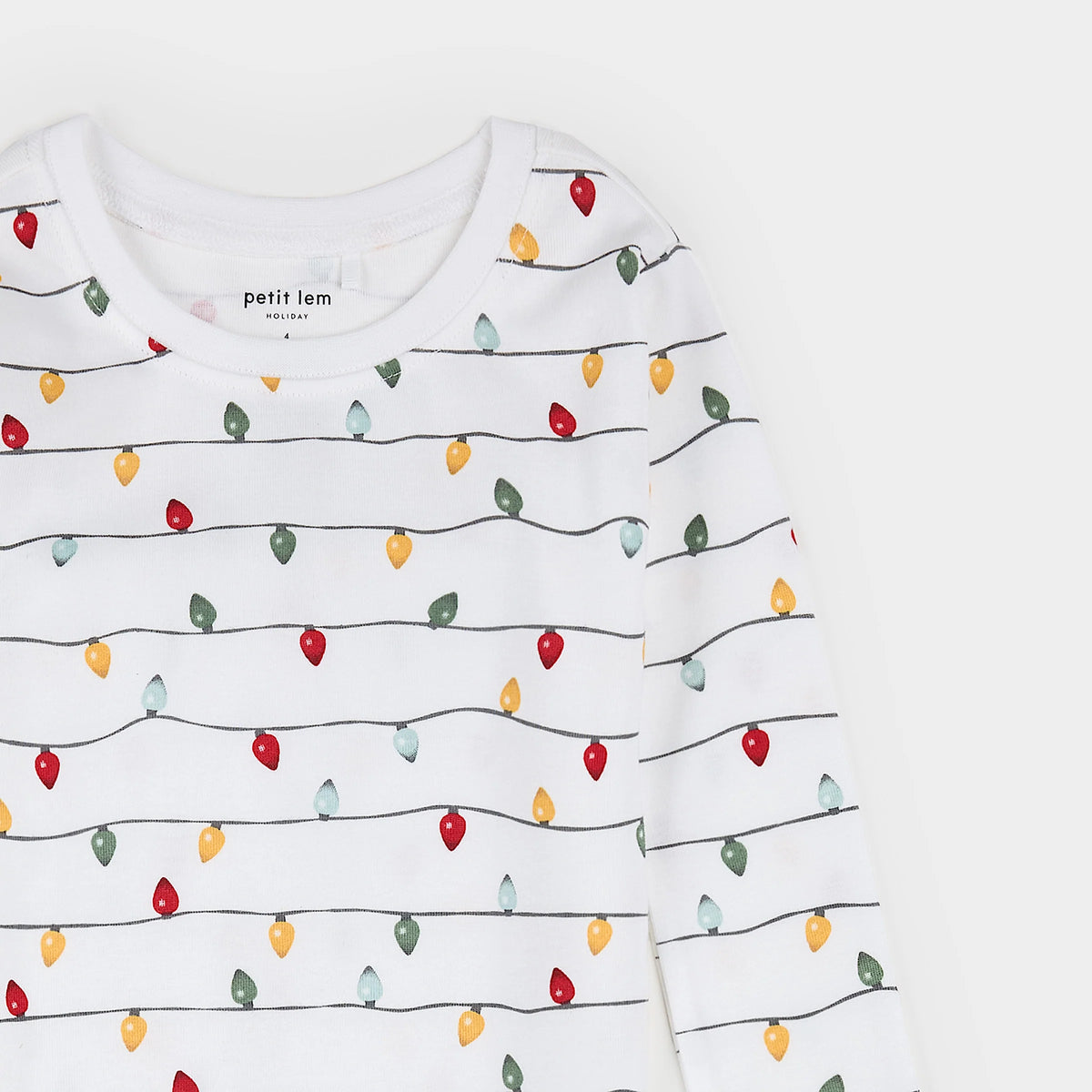 Twinkle Holiday Lights PJ Set