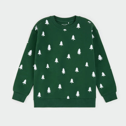 Pine Trees on Spruce Fleece Sweatshirt