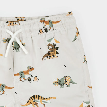 Beach Dinos Kids Swim Trunks